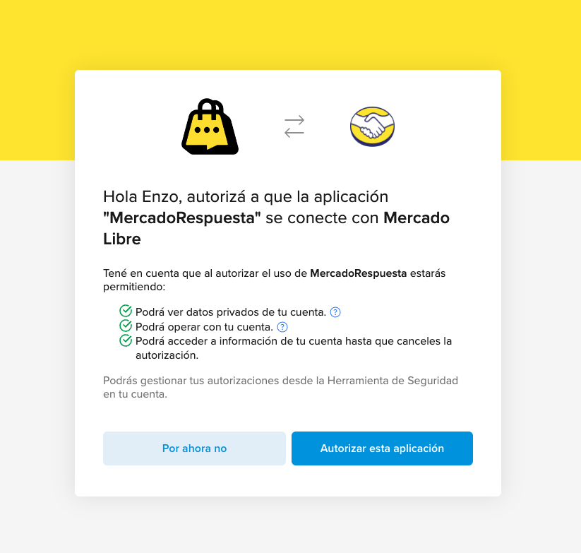 MercadoLibre Linking